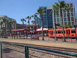 Gaslamp Quarter Station met San Diego Metropolitan Transit System