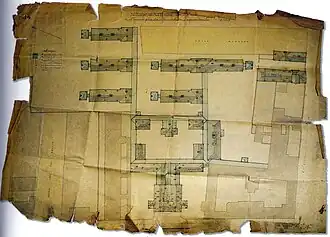 Ontwerp voor Calvariënberg Ziekenhuis in Maastricht, Nederland.