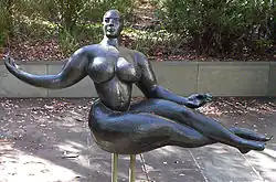 Floating Figure (drijvend figuur) door Gaston Lachaise (1927), (brons, no. 5/7) National Gallery of Australia