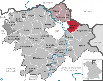 Kaart van Gattendorf