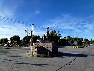 Monumento el Gaucho in Gobernador Gregores