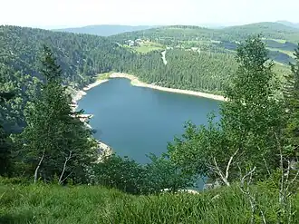 Het Lac Blanc bij het Gazon du Faing