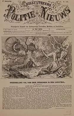 1876: een ongeluk met een luchtbal