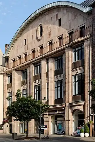 voormalige vestigingslocatie in het Volkshaus