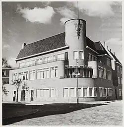Gebouw van de Algemene Nederlandse Metaalbewerkersbond (ANMB) uit 1939 in Utrecht door Jan C. de Haas.