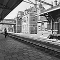 Achtergevel Station Woerden in september 1975.