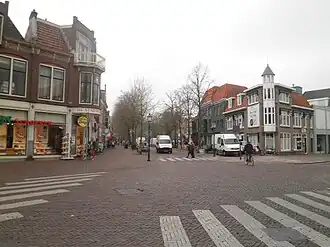 Gedempte Turfhaven met het Gouw en de Nieuwland