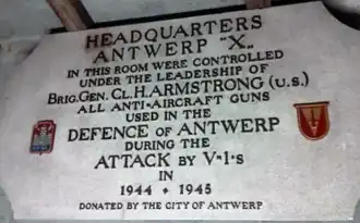 Gedenksteen Antwerp X