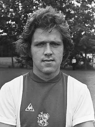 Geert Meijer bij Ajax (15 juli 1975)