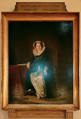 Olieverfschilderij in de portrettengalerij van de Stadsschouwburg Amsterdam (C. Kruseman, 1820)