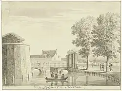 De Zijlpoort in Haarlem in 1779