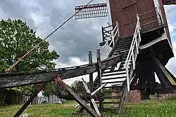 Staartzijde en draaihaspel