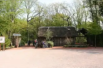 Ingang tot het Afrika-themagebied