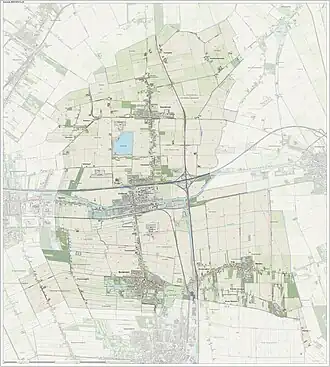 Botjes Zandgat in 2017 binnen de grenzen van de toenmalige gemeente Menterwolde