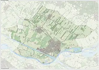 Kaart van Wijk bij Duurstede