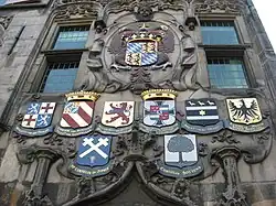 Detail van de voorgevel