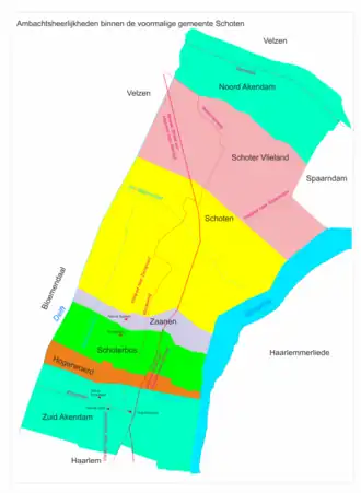 Kaart van Zeven heerlijkheden