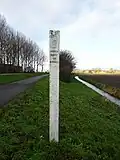 Voormalige grenspaal