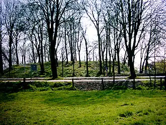 Burchtheuvel, Burgstraße te Alpen