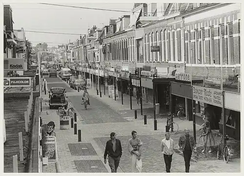 Straat in 1986