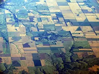 Geneseo gezien vanuit de lucht