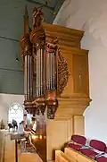 Het orgel in gebruik