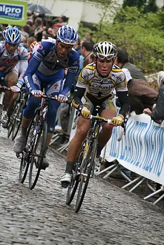 Cavendish op de Kemmelberg tijdens Gent-Wevelgem 2009