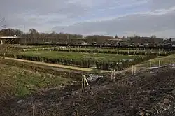 Uitbreiding van de volkstuinen