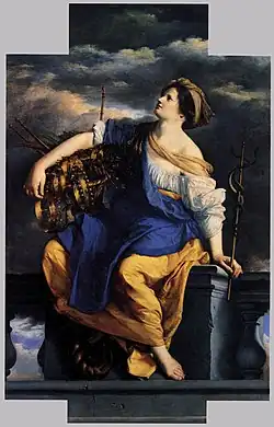 Het openbare welzijn overwint de gevaren, circa 1623-1625 van Orazio Gentileschi