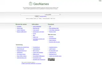 GeoNames