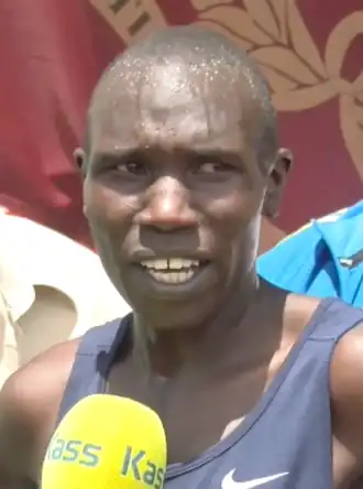 Geoffrey Kamworor in 2018.