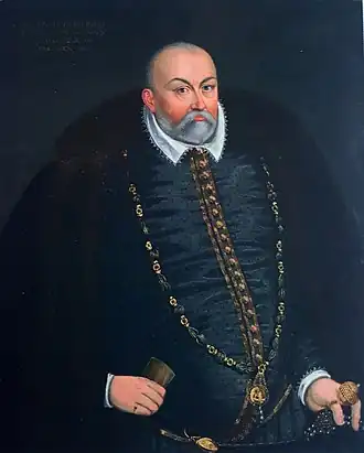 Portret van markgraaf George Frederik I van Brandenburg-Ansbach, 1601.