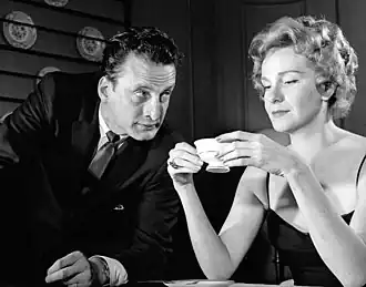 Geraldine Page met George C. Scott (1959)