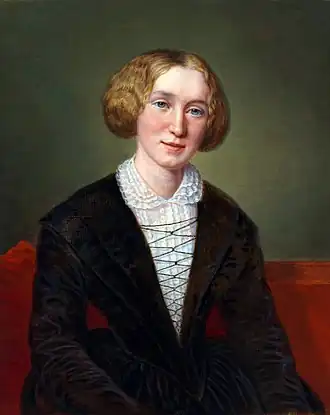 Mary Anne Evans in 1850