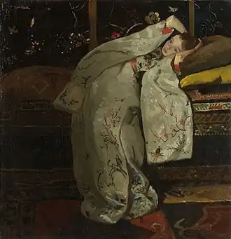 Meisje in witte kimono (Geesje Kwak), 1894
