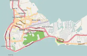 Kaart van George Town