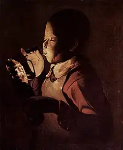 Georges de La Tour, Het uitblazen van de lamp (1649)