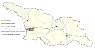 Samtredia - Lantsjchoeti - Grigoleti