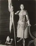 Geraldine Farrar als Jeanne d'Arc.