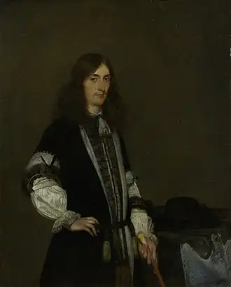 Gerard ter Borch, François de Vicq. 1670. Amsterdam, Rijksmuseum.