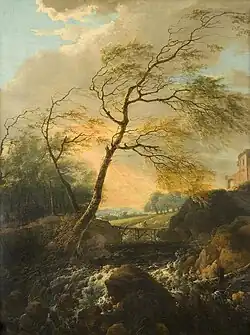 Een winderige dag, 1789, privécollectie