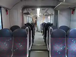 Twents-interieur ter hoogte van de rijtuigovergang