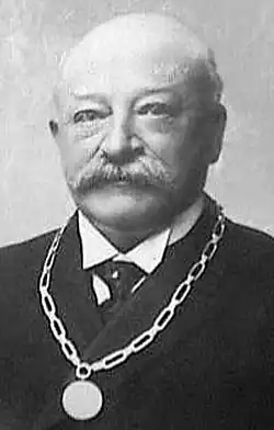 Ambtsportret Gerret van Dort Kroon (tussen 1910 en 1920)