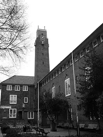 Noordzijde van het gebouw