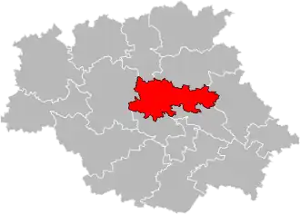 Locatie van het kanton