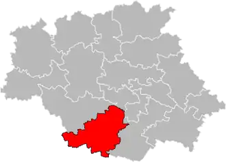 Locatie van het kanton