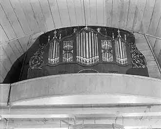 Geschilderd orgelfront