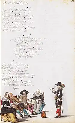 Gesina ter Borch, Drinklied met gezelschap (ca. 1650-1660)