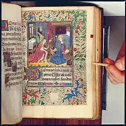 f71r: De annunciatie