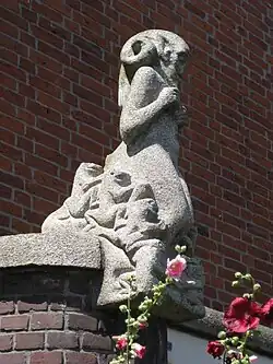 Fluitende Faun (1925), Schermerstraat in Amsterdam-Noord